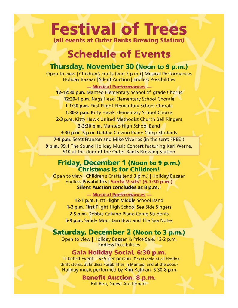 Outer Banks Golf Festival of Trees